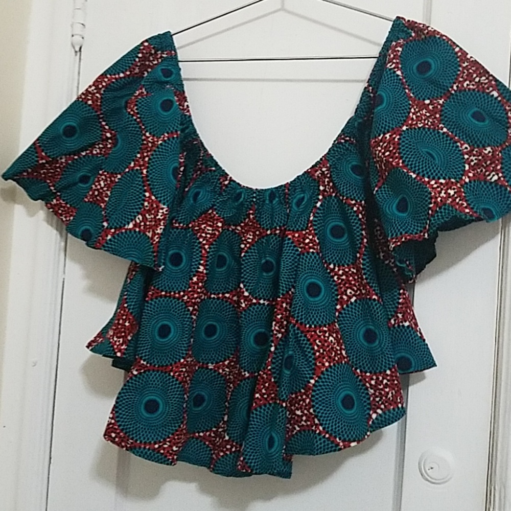 African print shirt